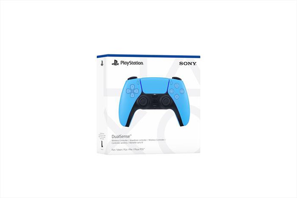 Sony Wireless Controller DualSense Starlight Blue V2 per PS5 Haptic Feedback e Adaptive Triggers - immagine 2