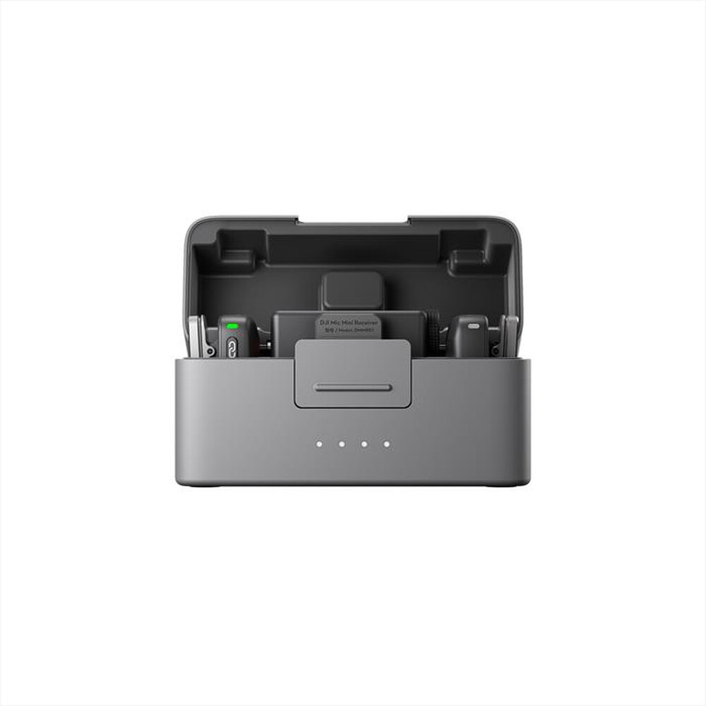 DJI Wireless Microphone System Dual Transmitter with Charging Case Black - immagine 3