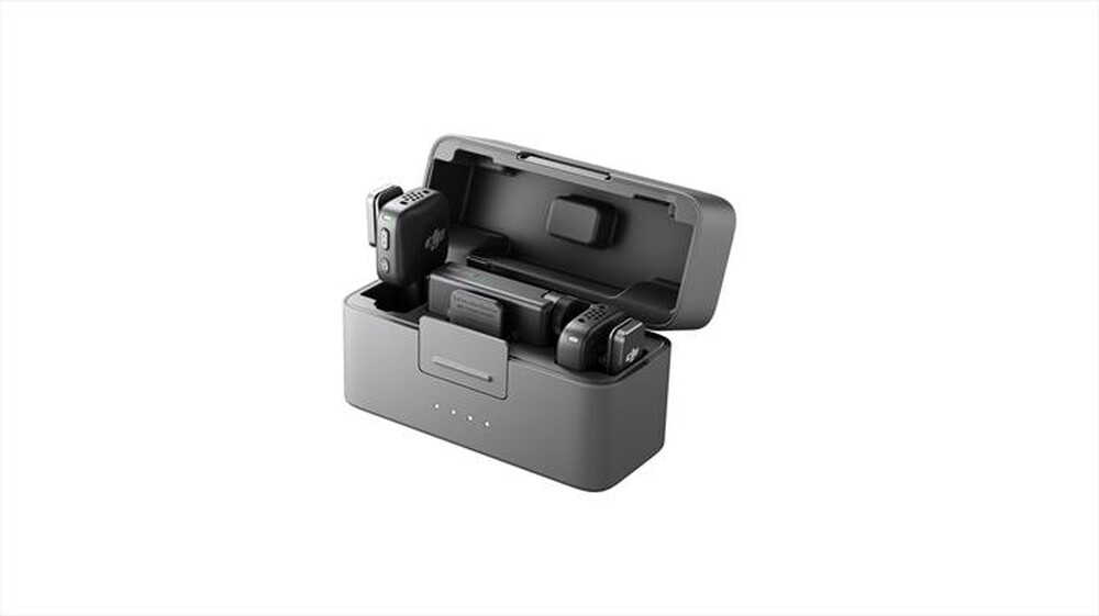 DJI Wireless Microphone System Dual Transmitter with Charging Case Black - immagine 4