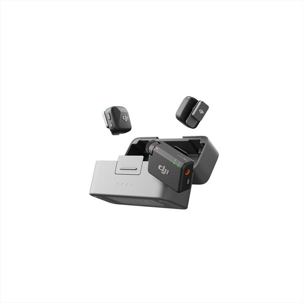 DJI Wireless Microphone System Dual Transmitter with Charging Case Black - immagine 5