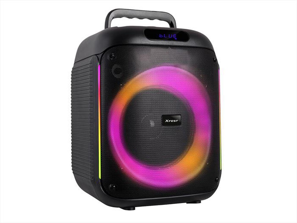 Trevi Altoparlante Wireless Potente 60 W DJ Portatile Effetto Disco Light Nero - immagine 2